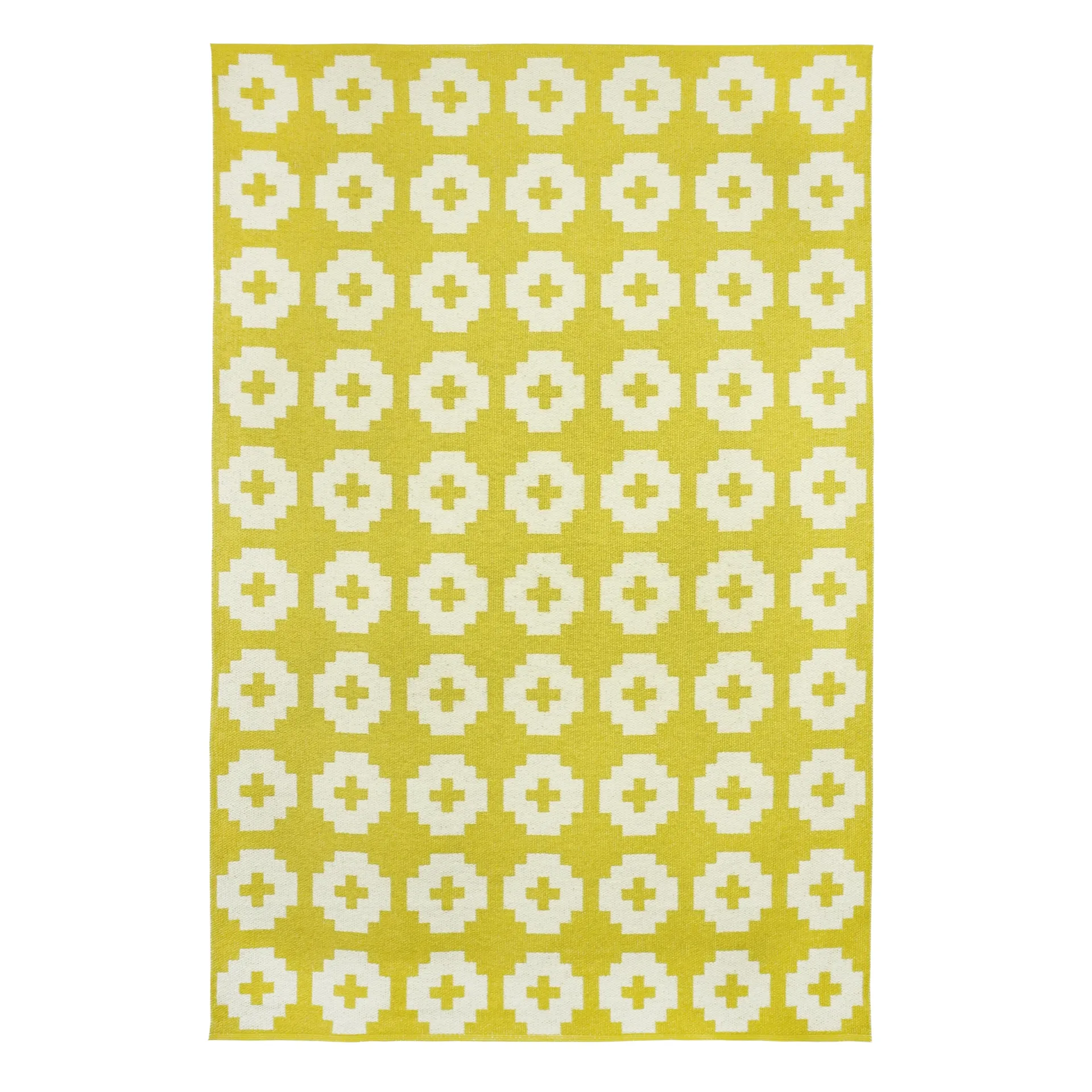 Flower rug large sun (yellow), 170x250 cm Brita Sweden