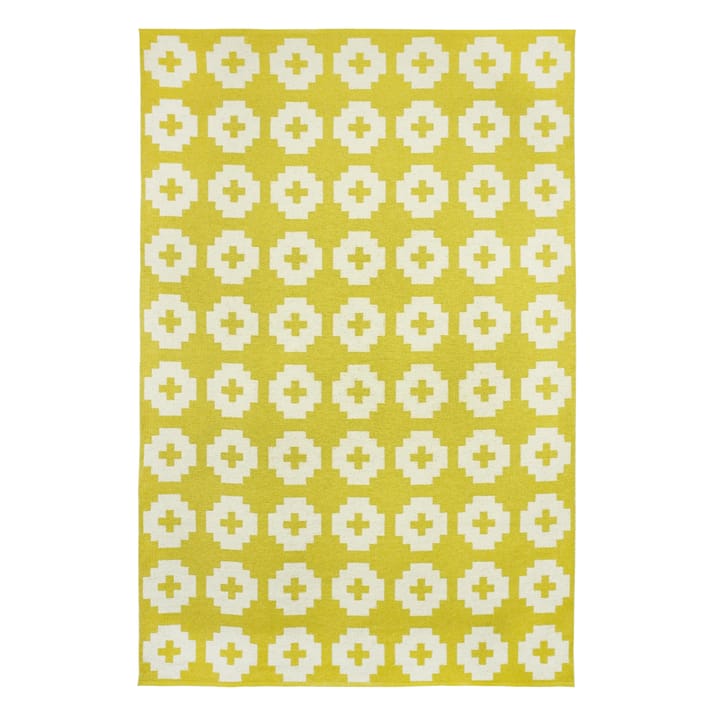 Flower rug large sun (yellow) - 170x250 cm - Brita Sweden