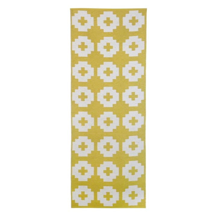 Flower rug sun (yellow) - 70x100 cm - Brita Sweden