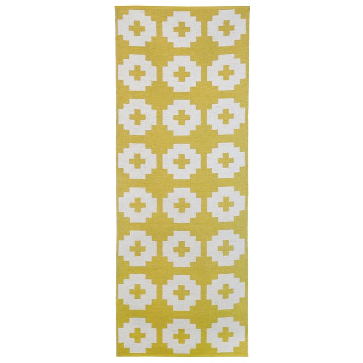 Flower rug sun (yellow) - 70x150 cm - Brita Sweden