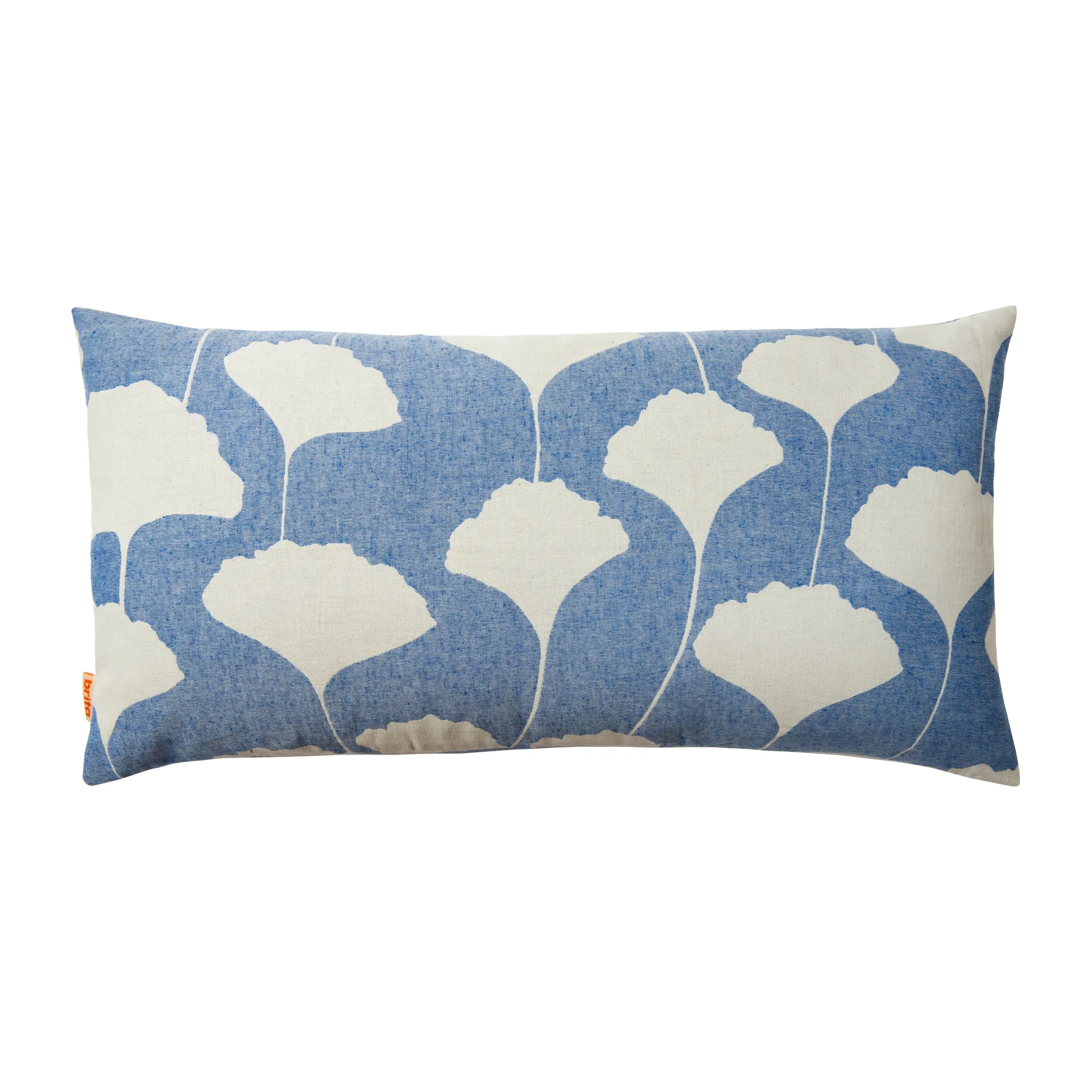 Ginko pillowcase 40x80 cm, Blue-white (Indigo) Brita Sweden