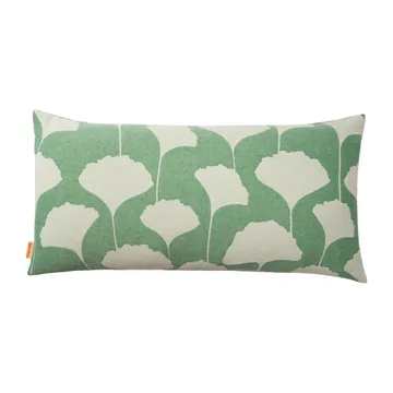 Ginko pillowcase 40x80 cm - Green-white (Emerald) - Brita Sweden