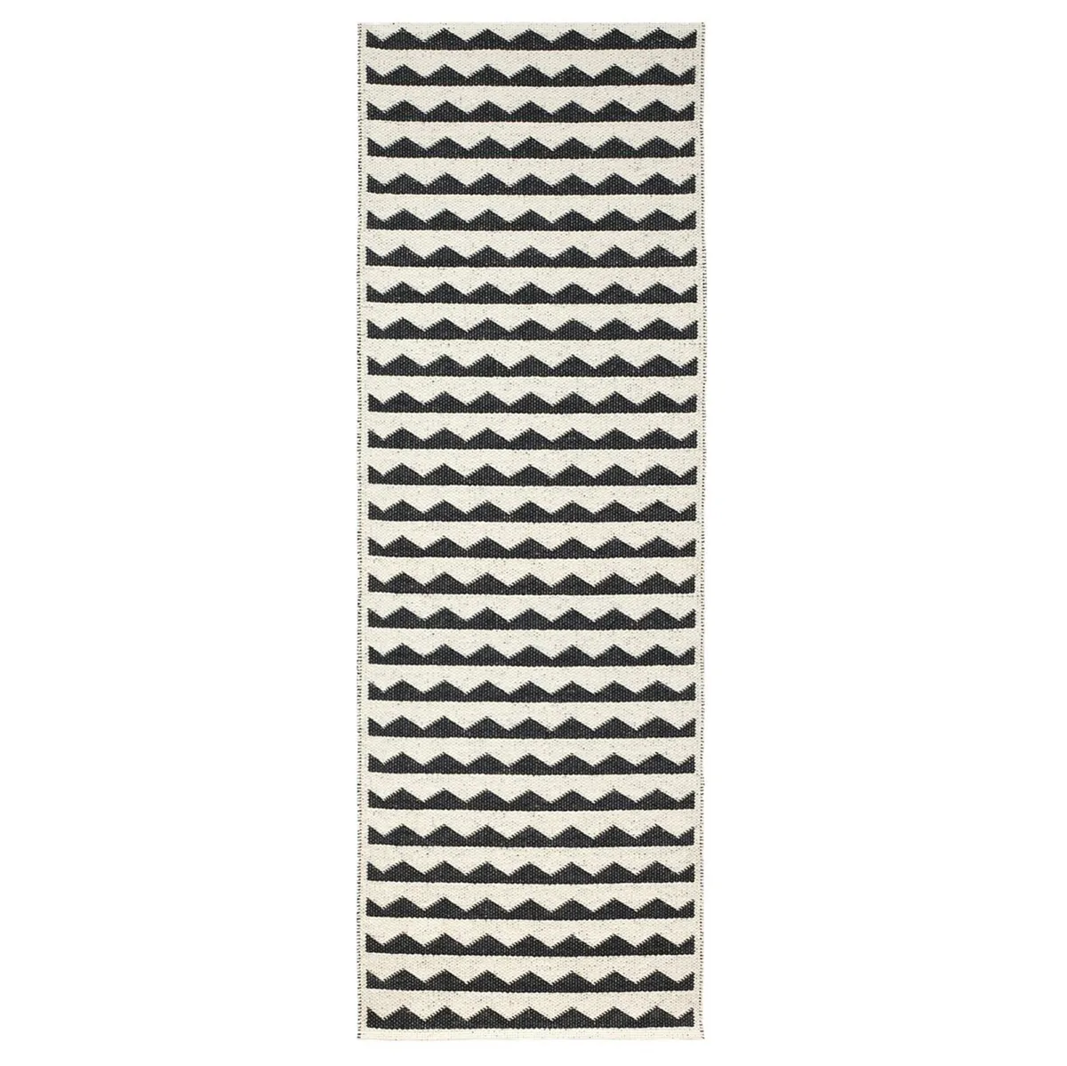 Brita Sweden Gittan rug black 70x150 cm