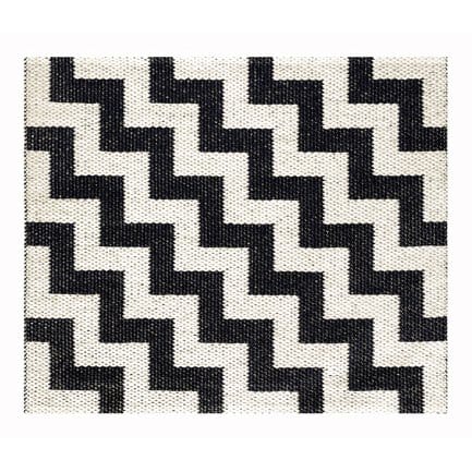 Gunnel rug black, 70x200 cm Brita Sweden