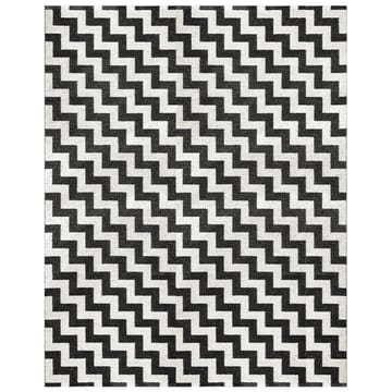 Gunnel rug black large - 150x200 cm - Brita Sweden