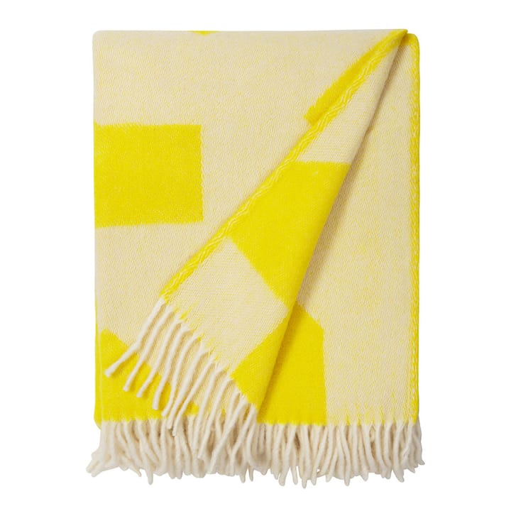 Happy blanket wool - sulphur (yellow) - Brita Sweden