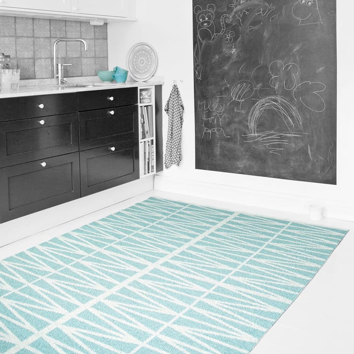 Helmi rug turquoise - 70x200 cm - Brita Sweden