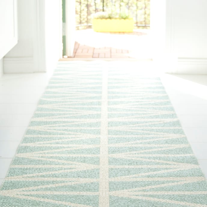 Helmi rug turquoise - 70x200 cm - Brita Sweden