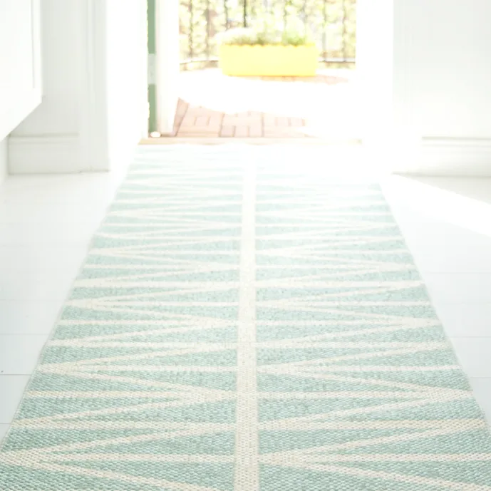 Helmi rug turquoise, 70x300 cm Brita Sweden
