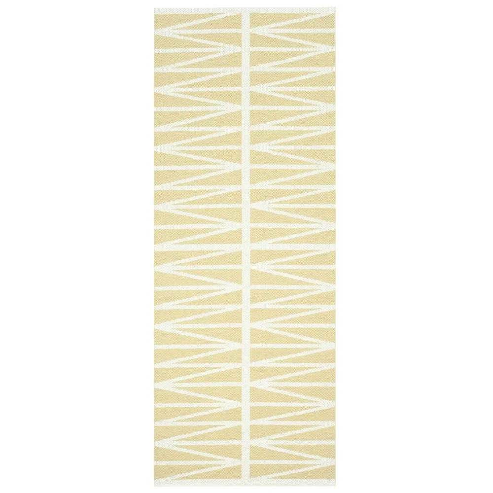Helmi rug yellow, 70x200 cm Brita Sweden
