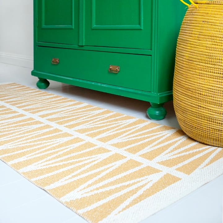 Helmi rug yellow, 70x250 cm Brita Sweden