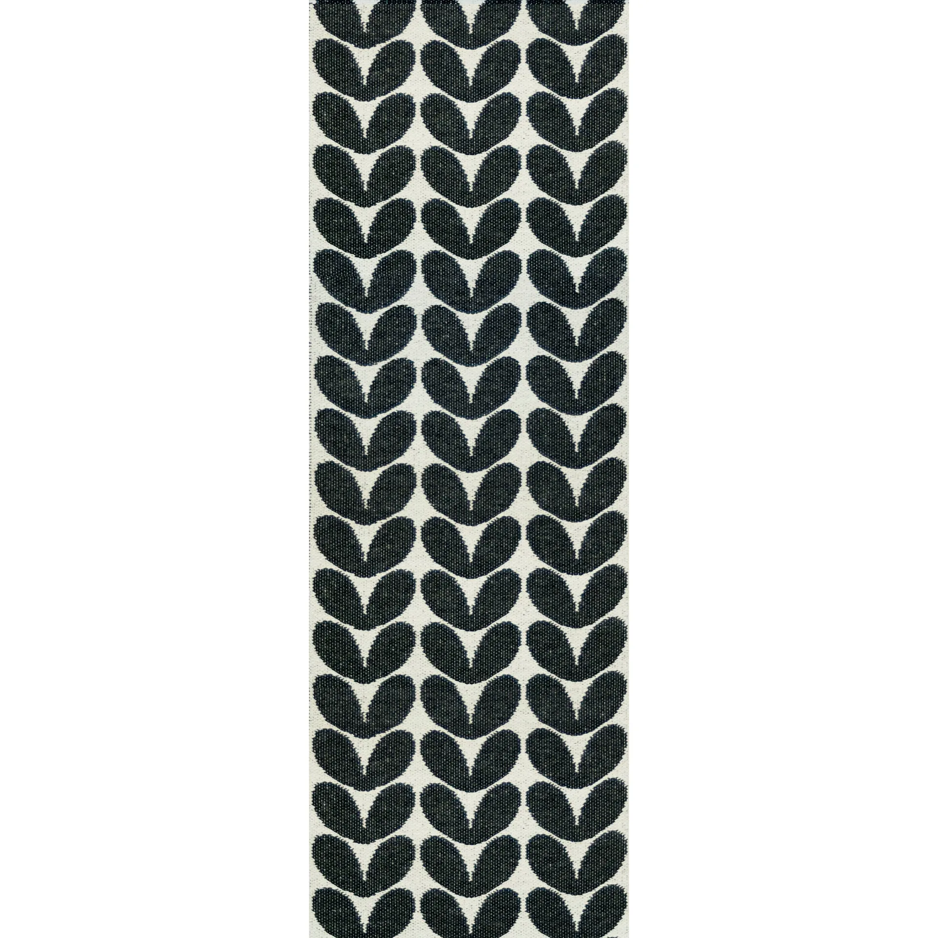 Karin rug black, 70 x 200 cm Brita Sweden