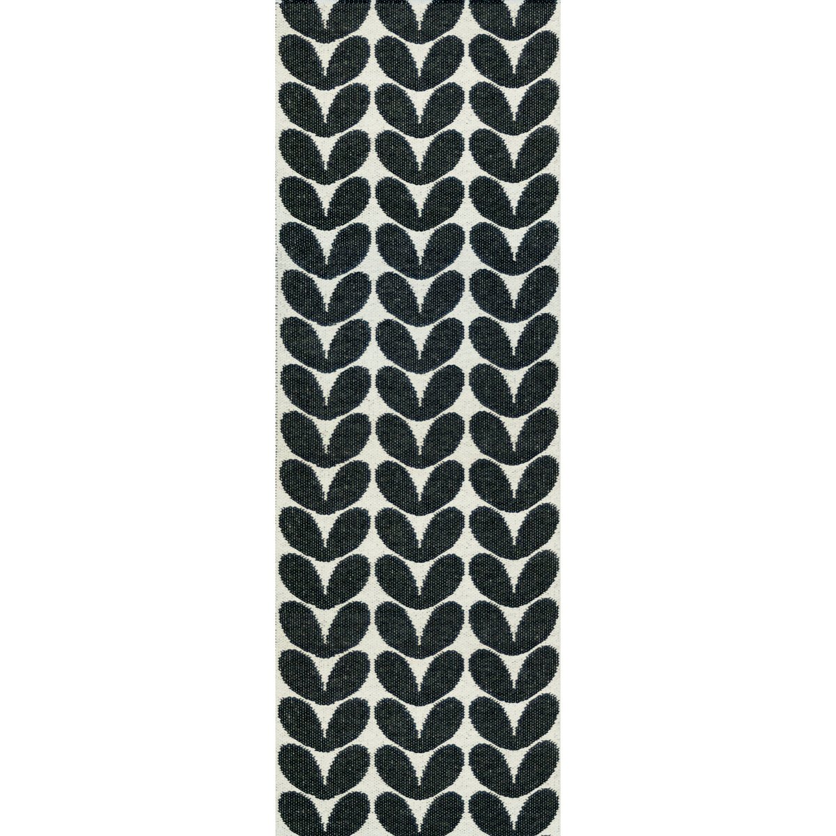Brita Sweden Karin rug black 70x100 cm | Scandinavian Design | Plastic rugs | Black