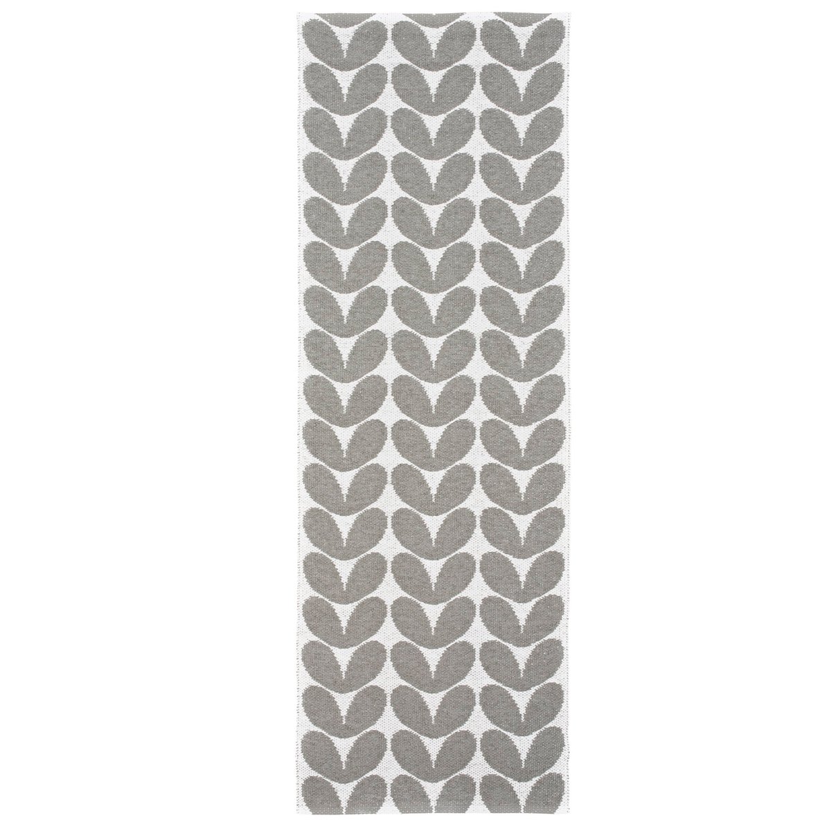 Brita Sweden Karin rug concrete 70x300 cm | Scandinavian Design | Plastic rugs | Grey