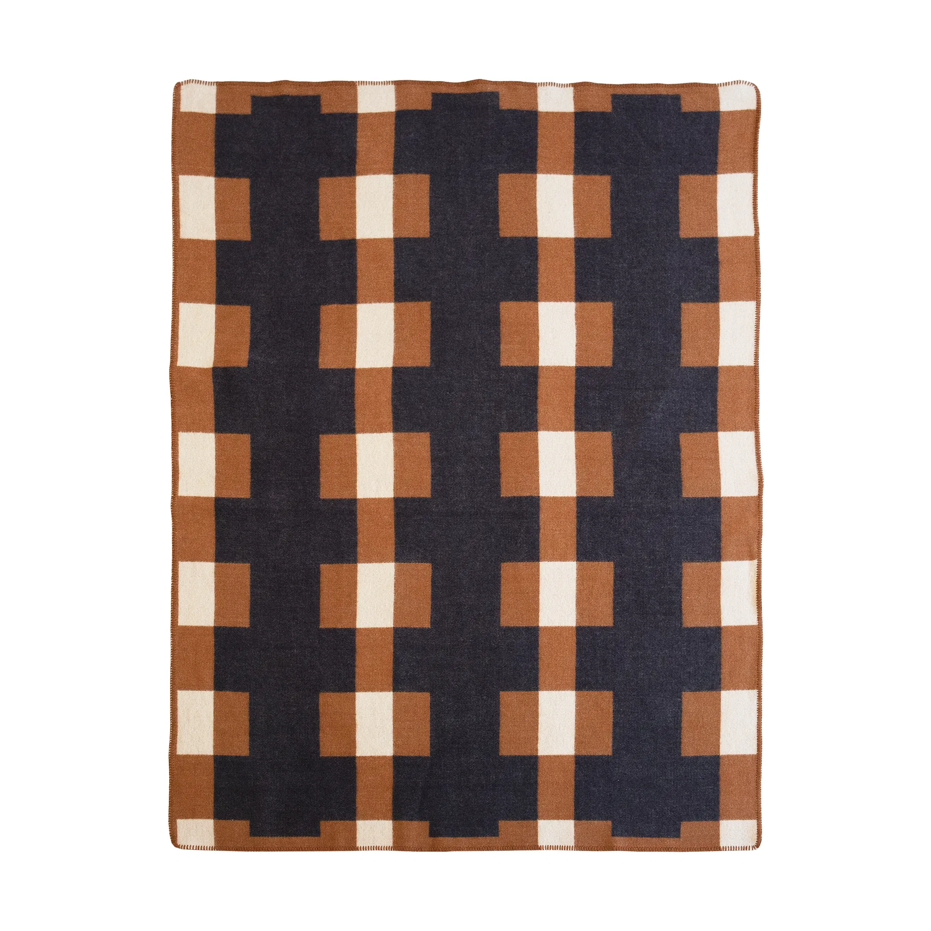 Marta blanket, Brown, 180x130 cm Brita Sweden