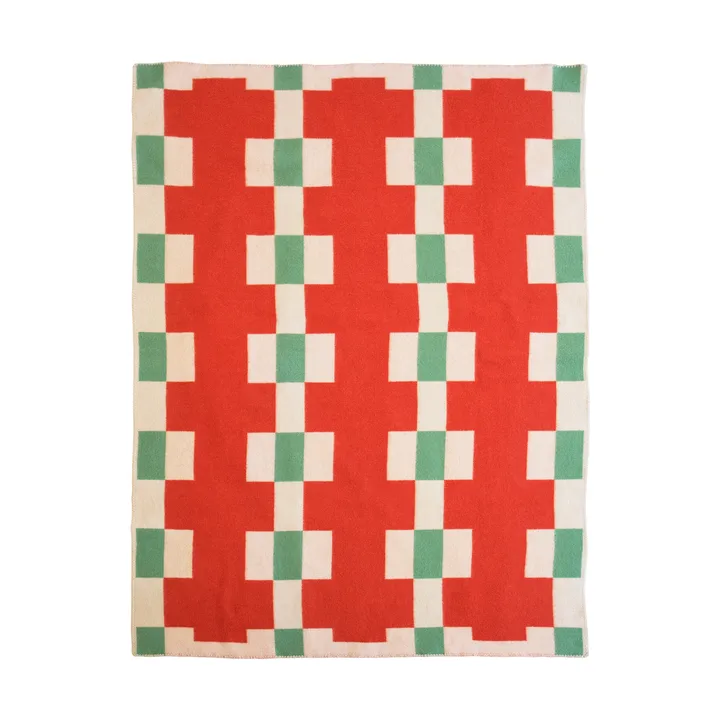 Marta blanket - Red, 180x130 cm - Brita Sweden