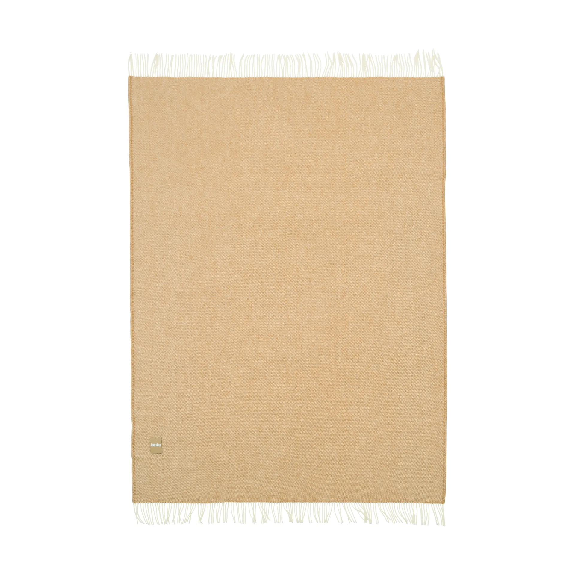 Mono wool blanket 170x130 cm, Sand Brita Sweden