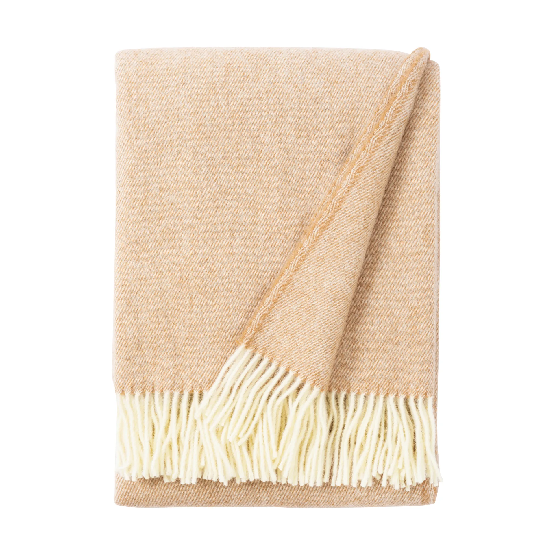 Mono wool blanket 170x130 cm, Sand Brita Sweden