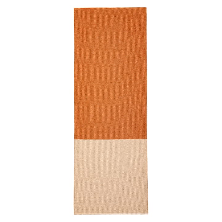 Moor rug  cream (cream white-terracotta) - 70x200 cm - Brita Sweden