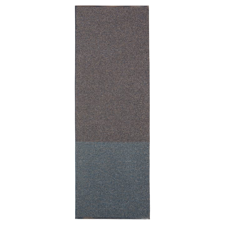 Moor rug  midnight metalic (blue-brons) - 70x300 cm - Brita Sweden