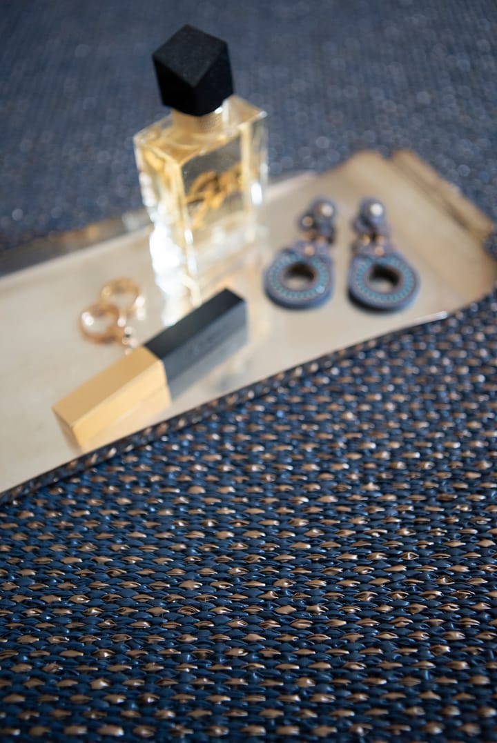 Moor rug midnight metalic (blue-bronze), 70x200 cm Brita Sweden