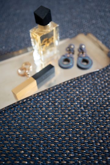 Moor rug  midnight metalic (blue-bronze) - 70x300 cm - Brita Sweden