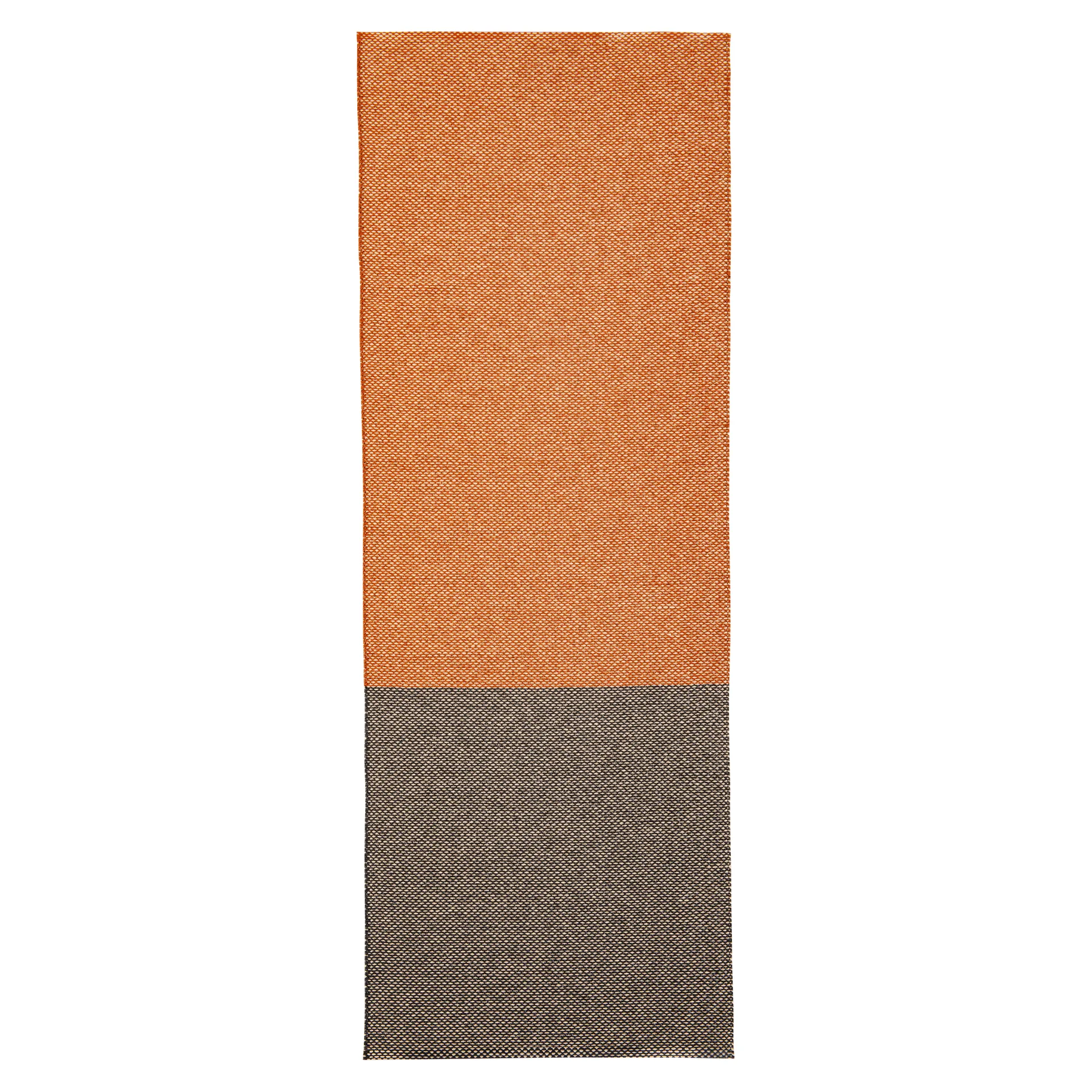 Moor rug mud (black-terracotta), 70x200 cm Brita Sweden