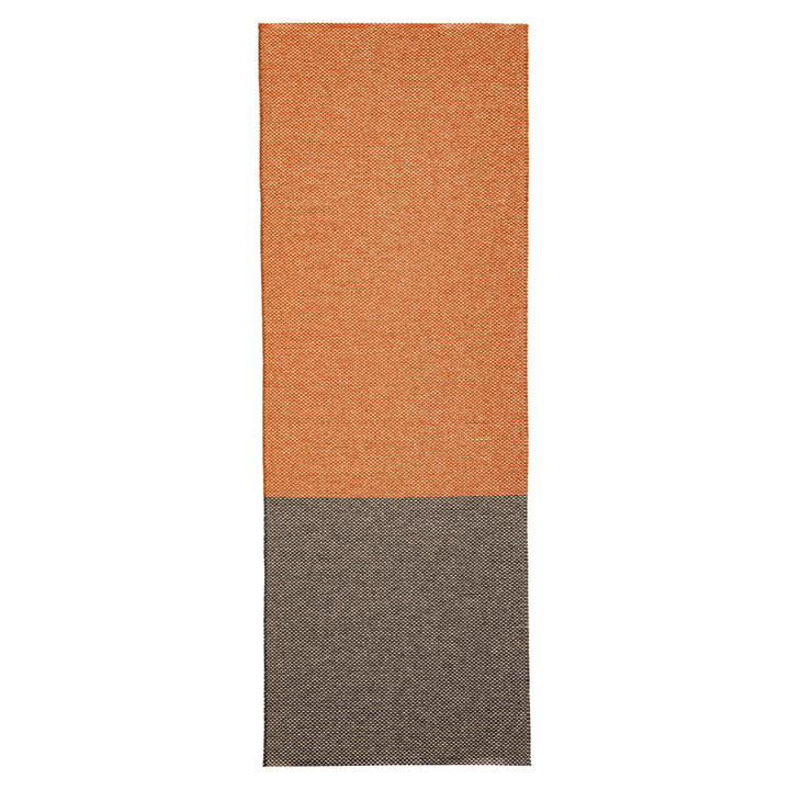 Moor rug  mud (black-terracotta) - 70x200 cm - Brita Sweden