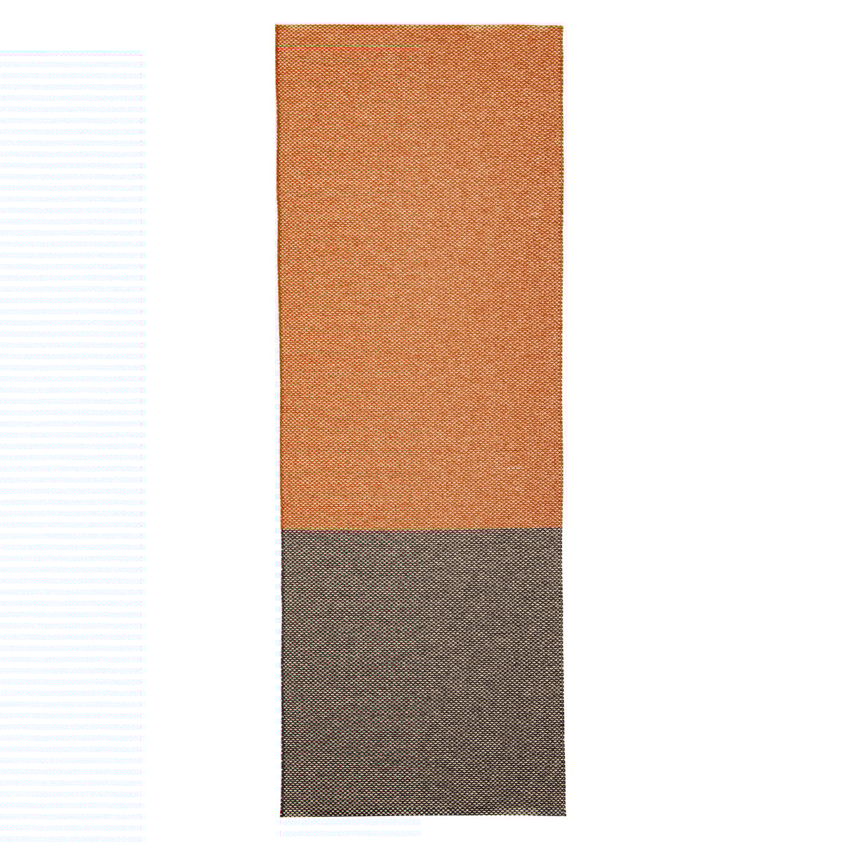 Brita Sweden Moor rug mud (black-terracotta) 70x200 cm