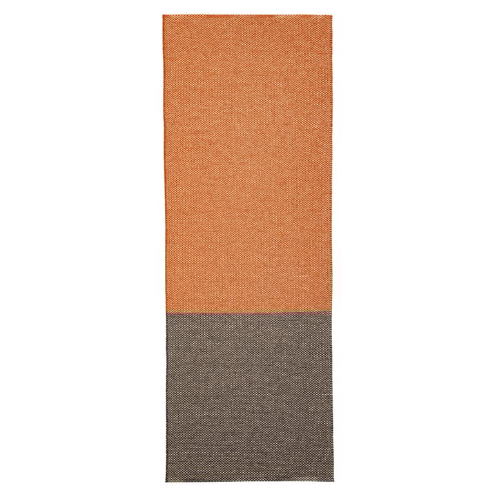 Moor rug  mud (black-terracotta) - 70x300 cm - Brita Sweden