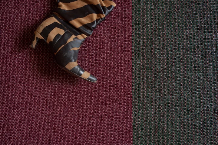 Moor rug raspberry (green-pink), 70x300 cm Brita Sweden