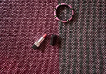 Moor rug raspberry (green-pink) - 70x300 cm - Brita Sweden