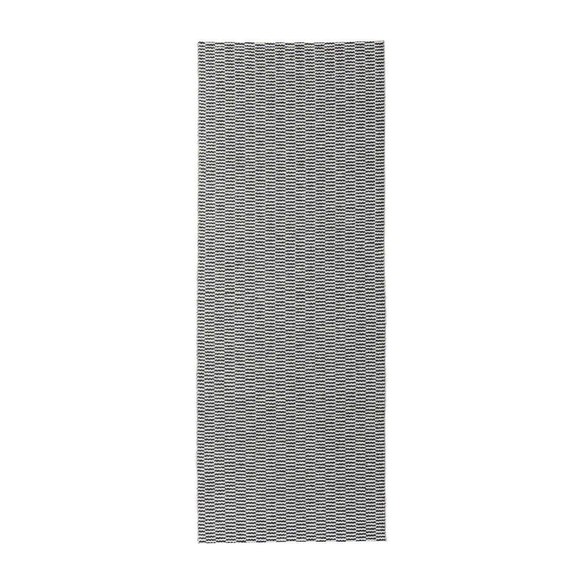 Brita Sweden Pemba rug beluga 70x200 cm | Scandinavian Design | Plastic rugs | Black