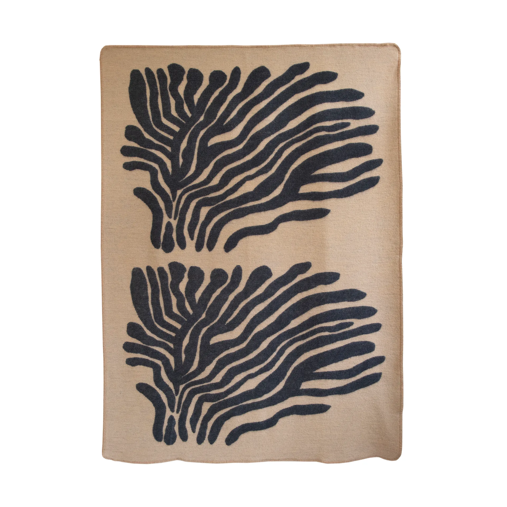 Pine blanket, Sand, 180x130 cm Brita Sweden
