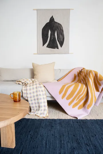 Pine felt - Pink, 180x130 cm - Brita Sweden