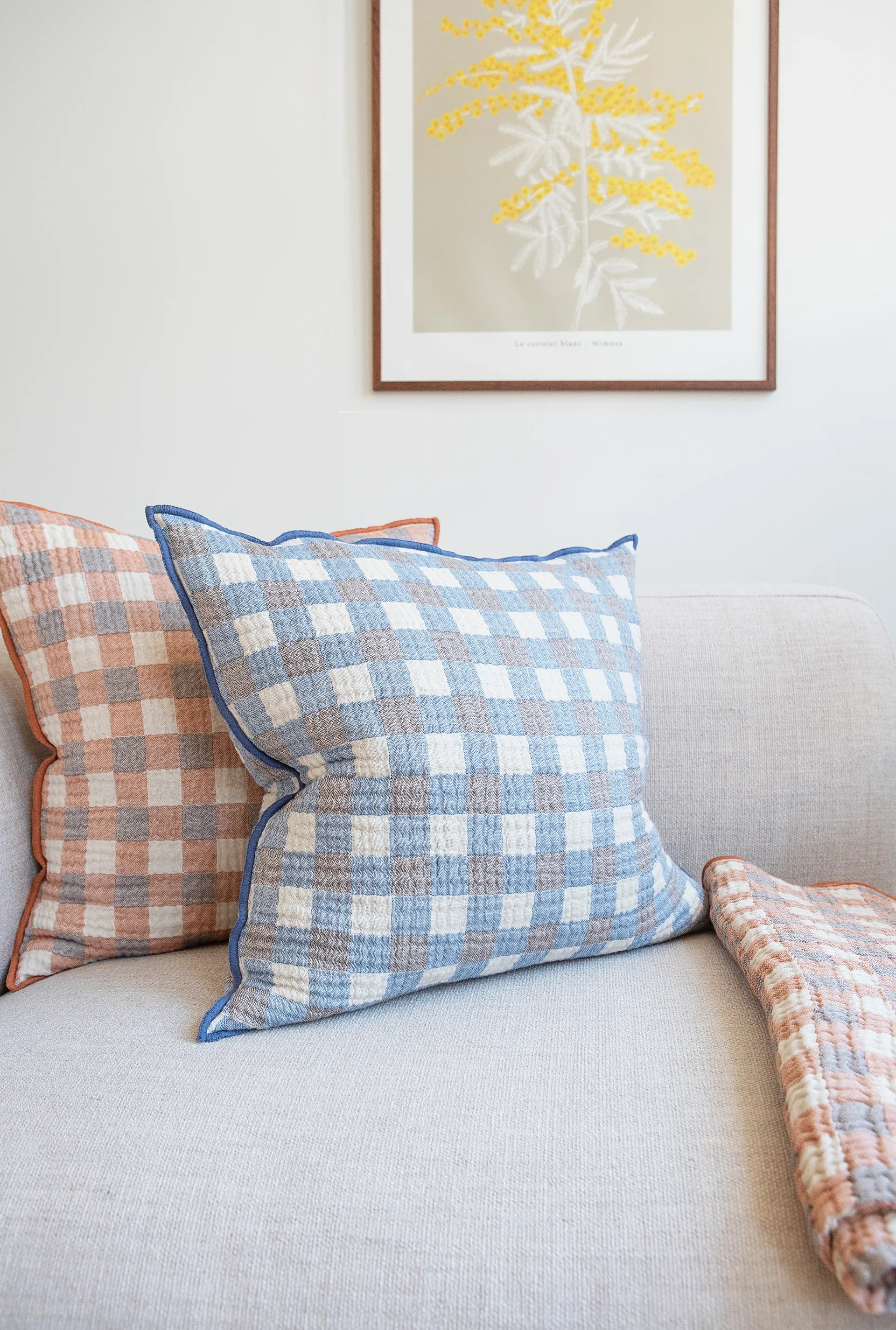 Pomme pillowcase, Blue, 50x50 cm Brita Sweden