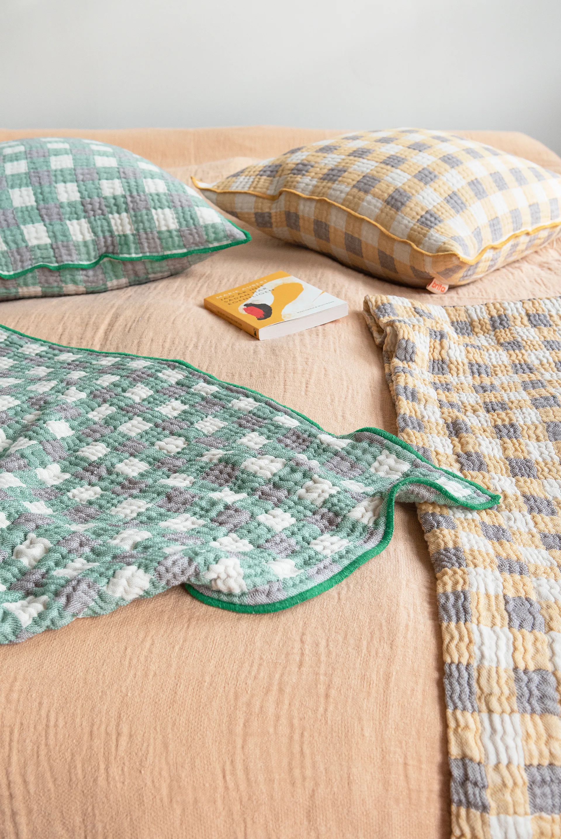 Pomme pillowcase, Yellow, 50x50 cm Brita Sweden