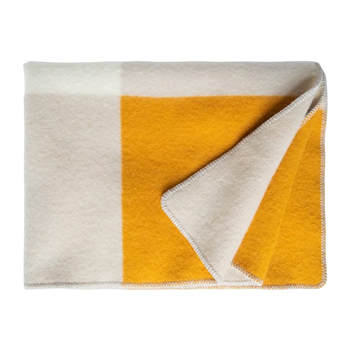 Pop wool throw 130x200 cm - Yellow - Brita Sweden