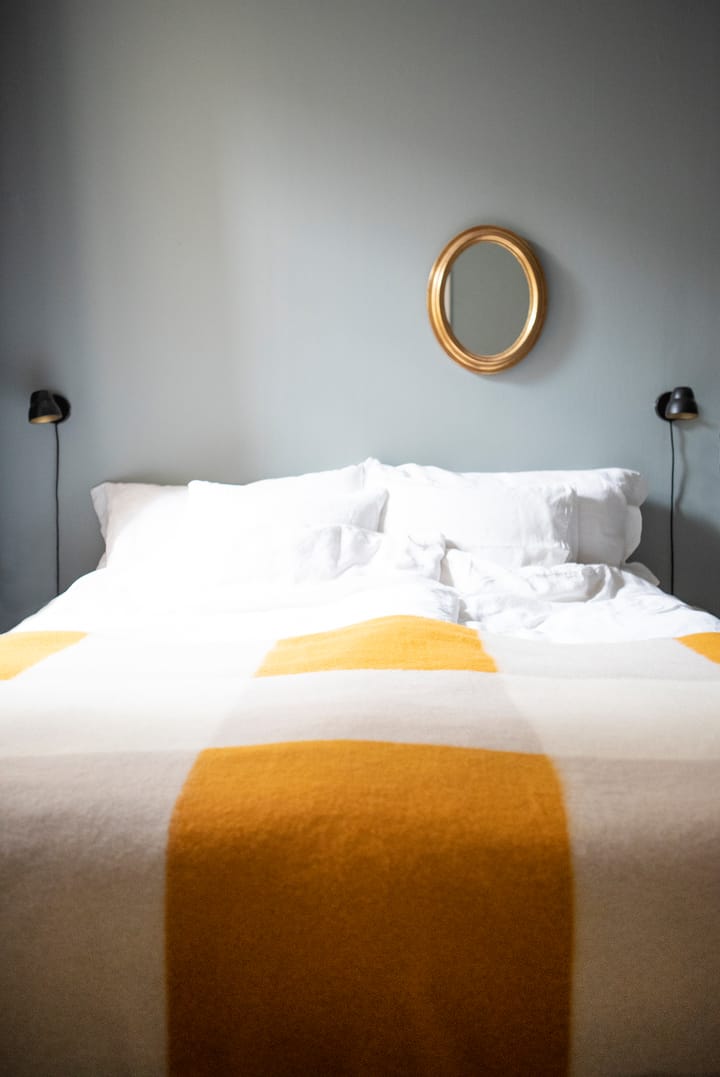 Pop wool throw 130x200 cm, Yellow Brita Sweden