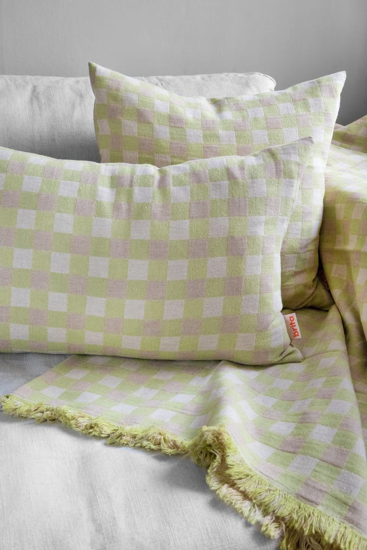 Poppy pillowcase 50x50 cm, Green Brita Sweden
