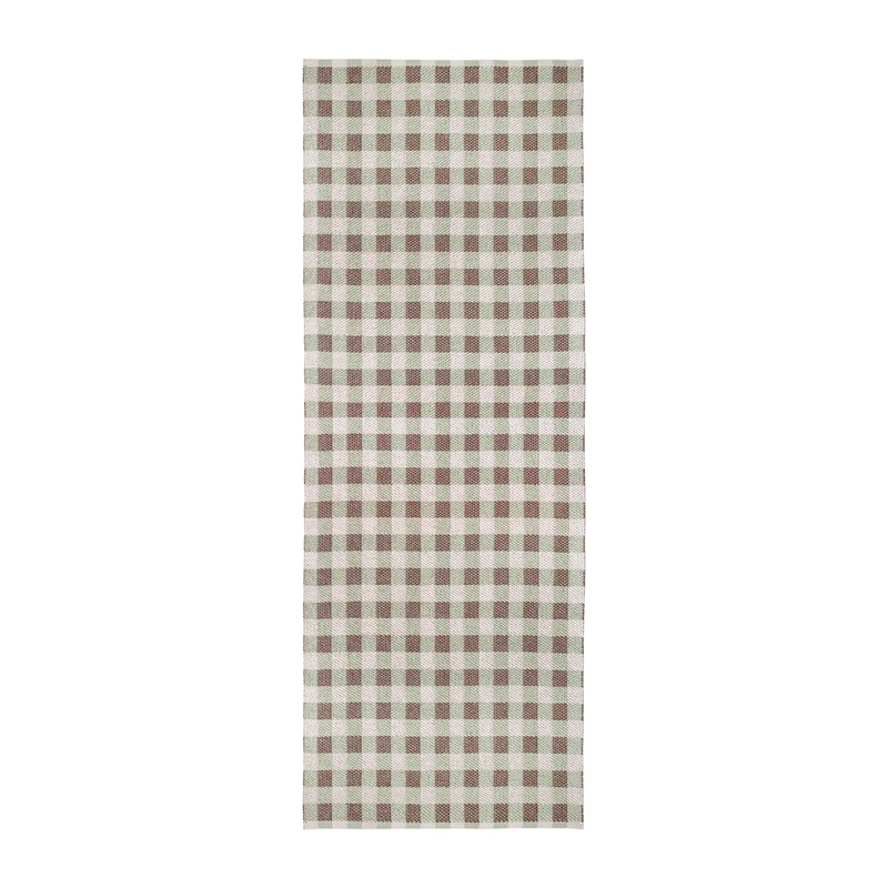Brita Sweden Poppy rug green 70x250 cm