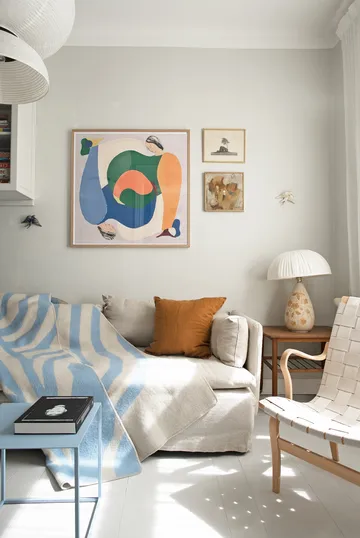 Pugh blanket - Blue, 200x130 cm - Brita Sweden