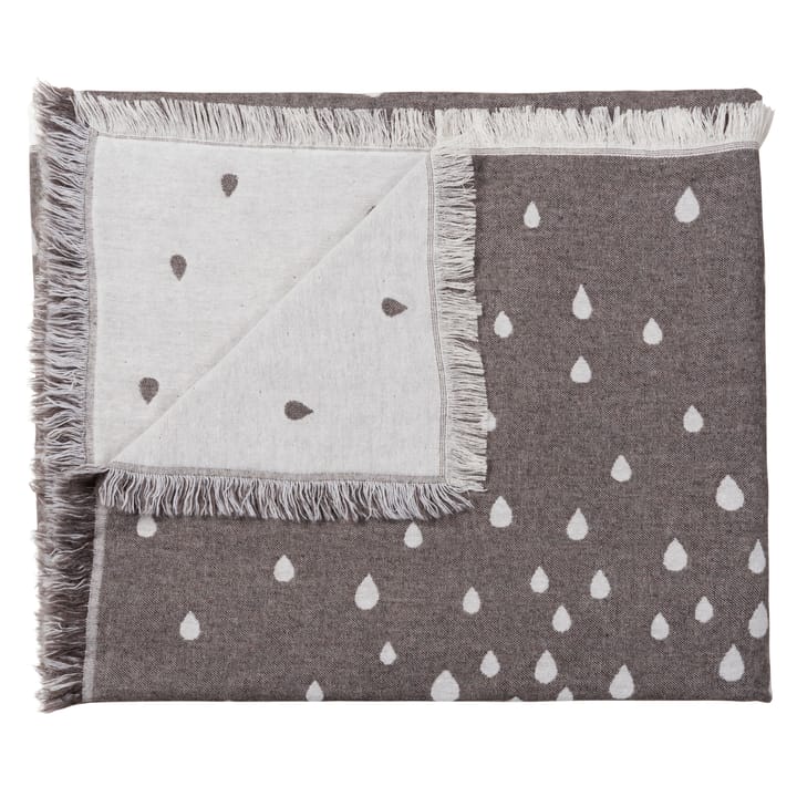 Raining wool blanket 130x170 cm - Clay - Brita Sweden