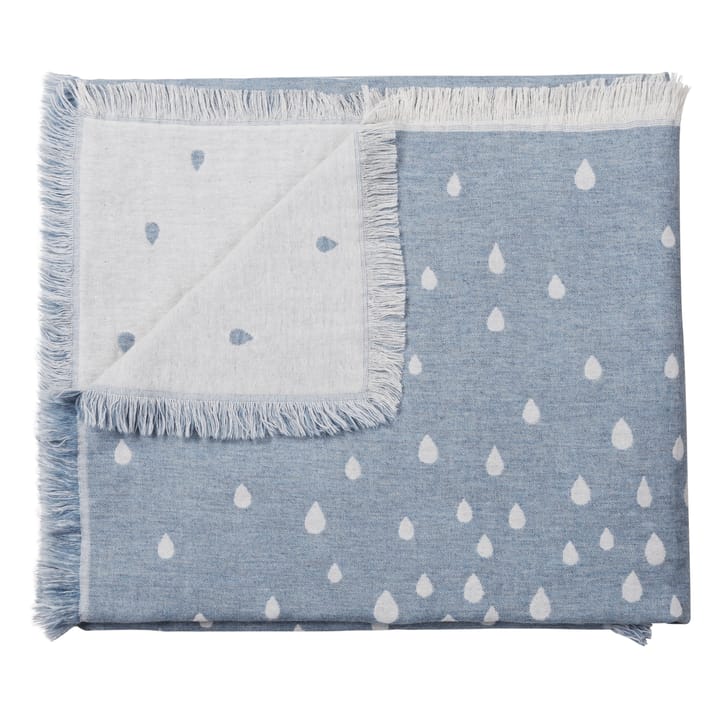Raining wool blanket 130x170 cm - Sky - Brita Sweden