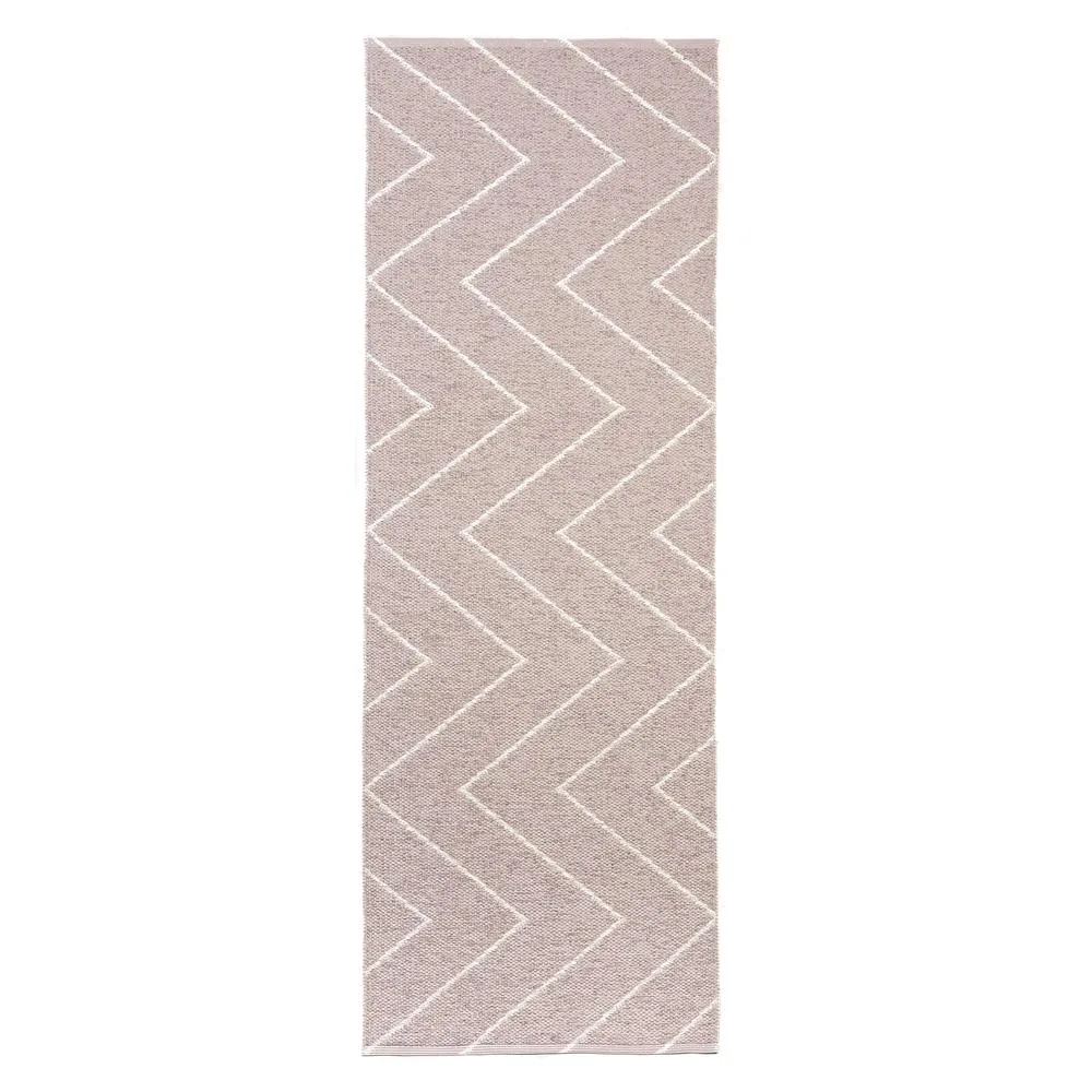 Rita rug dusty rose, 70x250 cm Brita Sweden