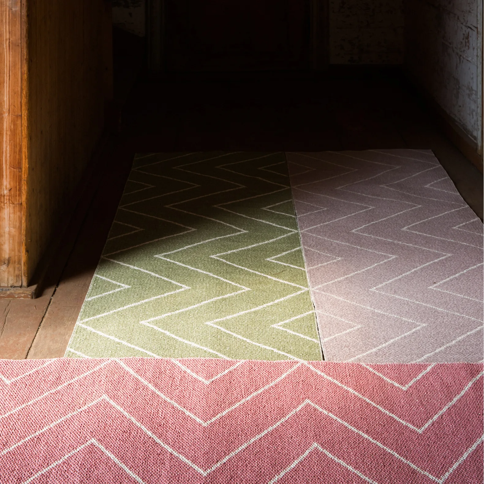 Rita rug dusty rose, 70x300 cm Brita Sweden