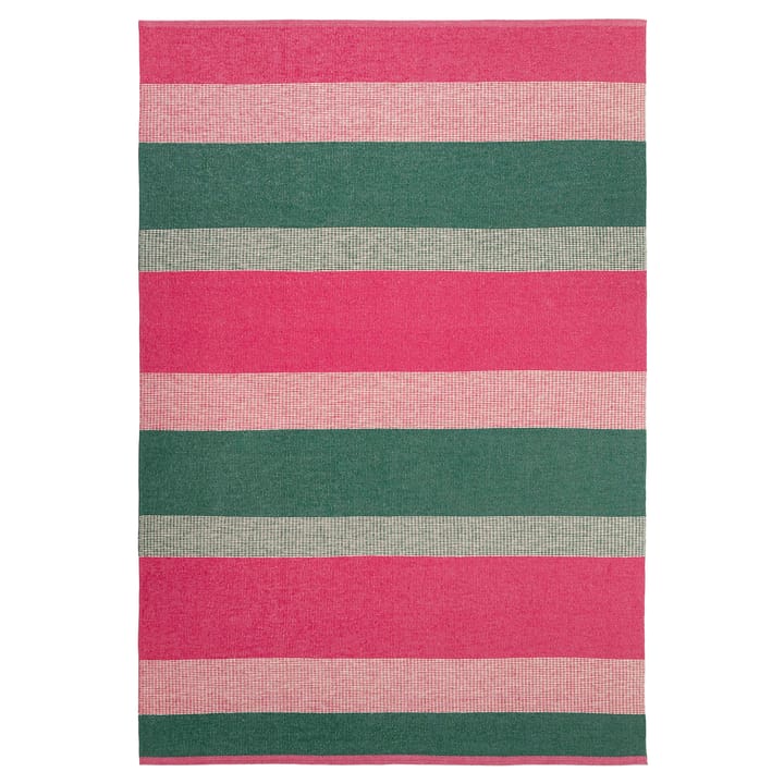 Seasons plastic rug 170x250 cm - roses (pink/green) - Brita Sweden