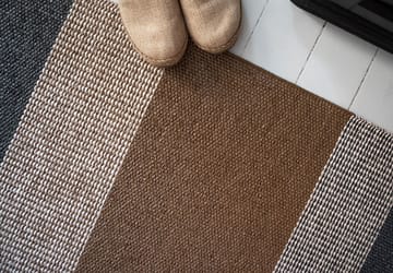 Seasons rug  cacao (brown-black) - 70x250 cm - Brita Sweden