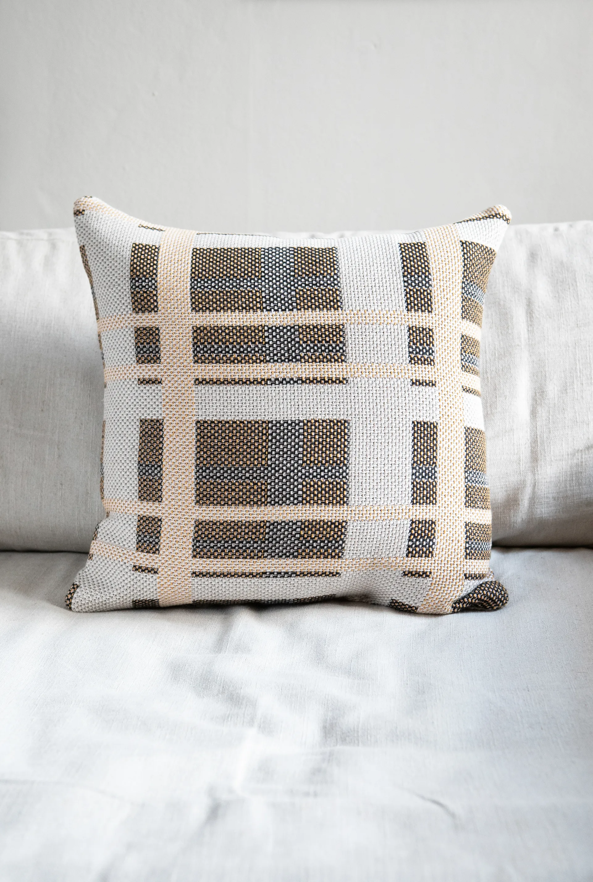 Tradition pillowcase 50x50 cm, Yellow Brita Sweden