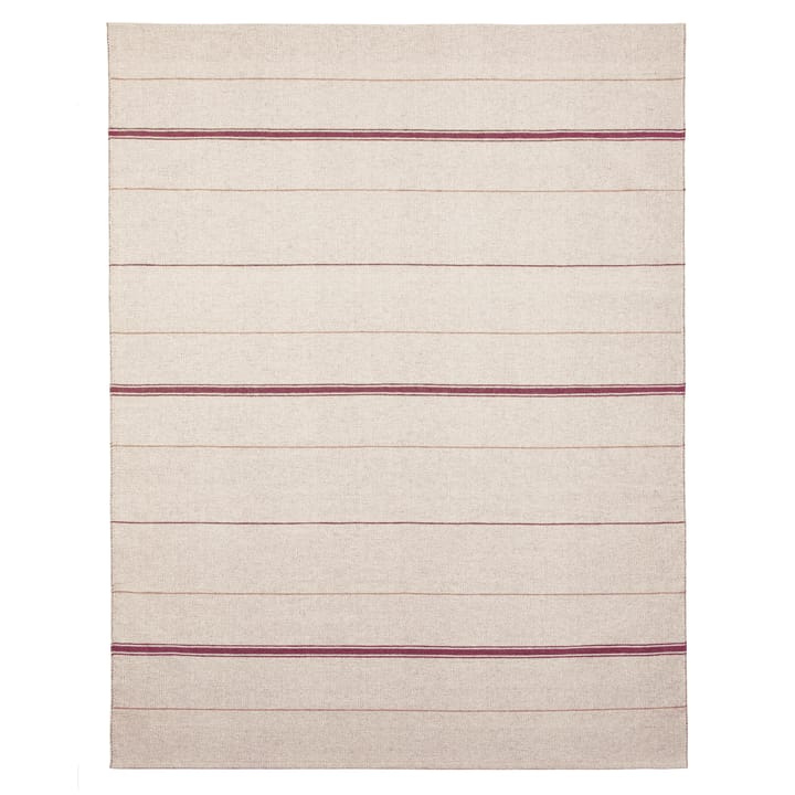 Trapeze rug  tableeaux (cream white-vinred) - 170x300 cm - Brita Sweden